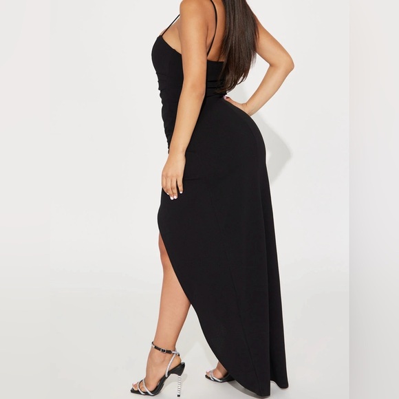 Black Maxi Dress, Large - Picture 3 of 3